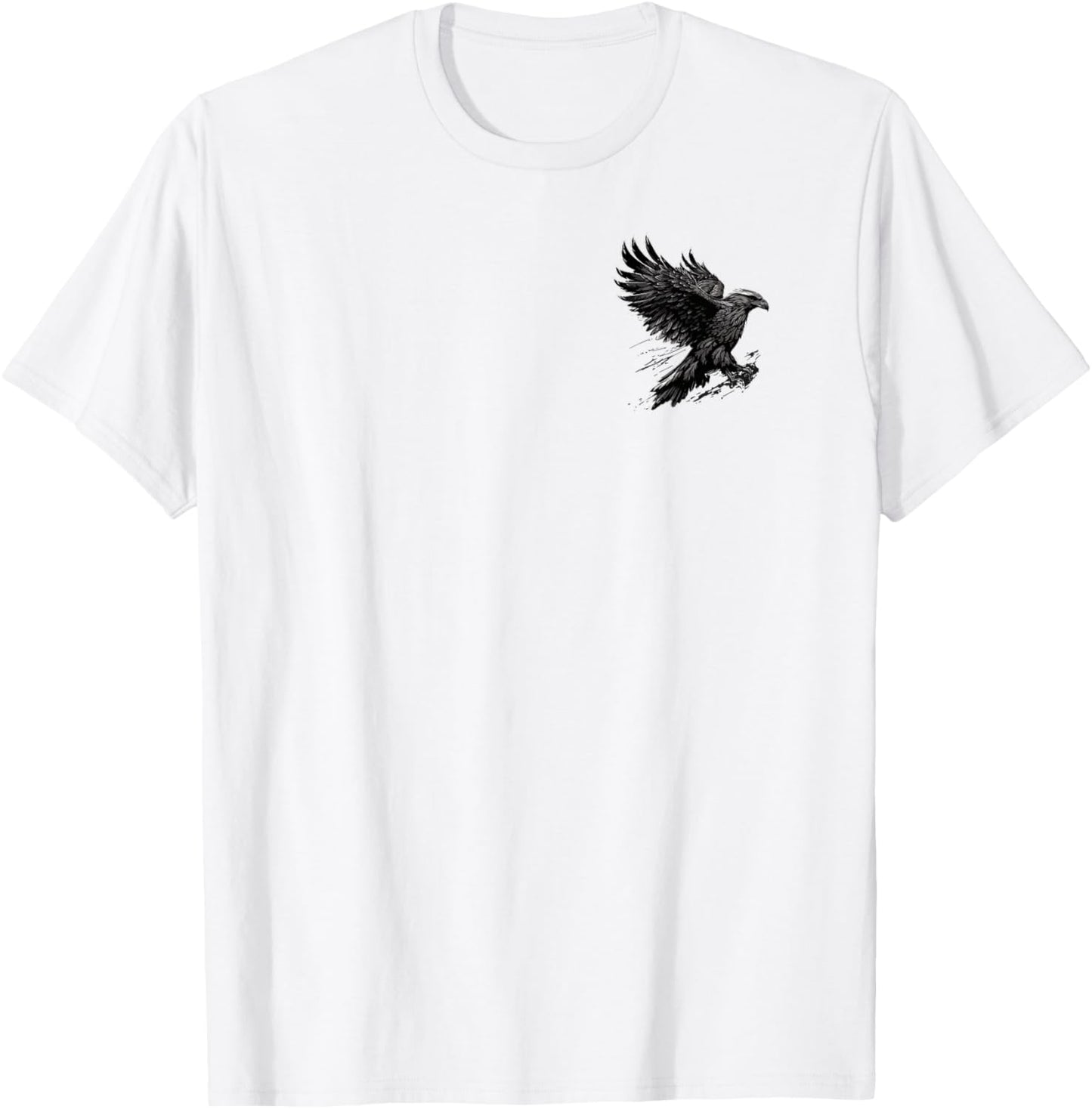 Eagle in flight T-Shirt - T-Shirt | White