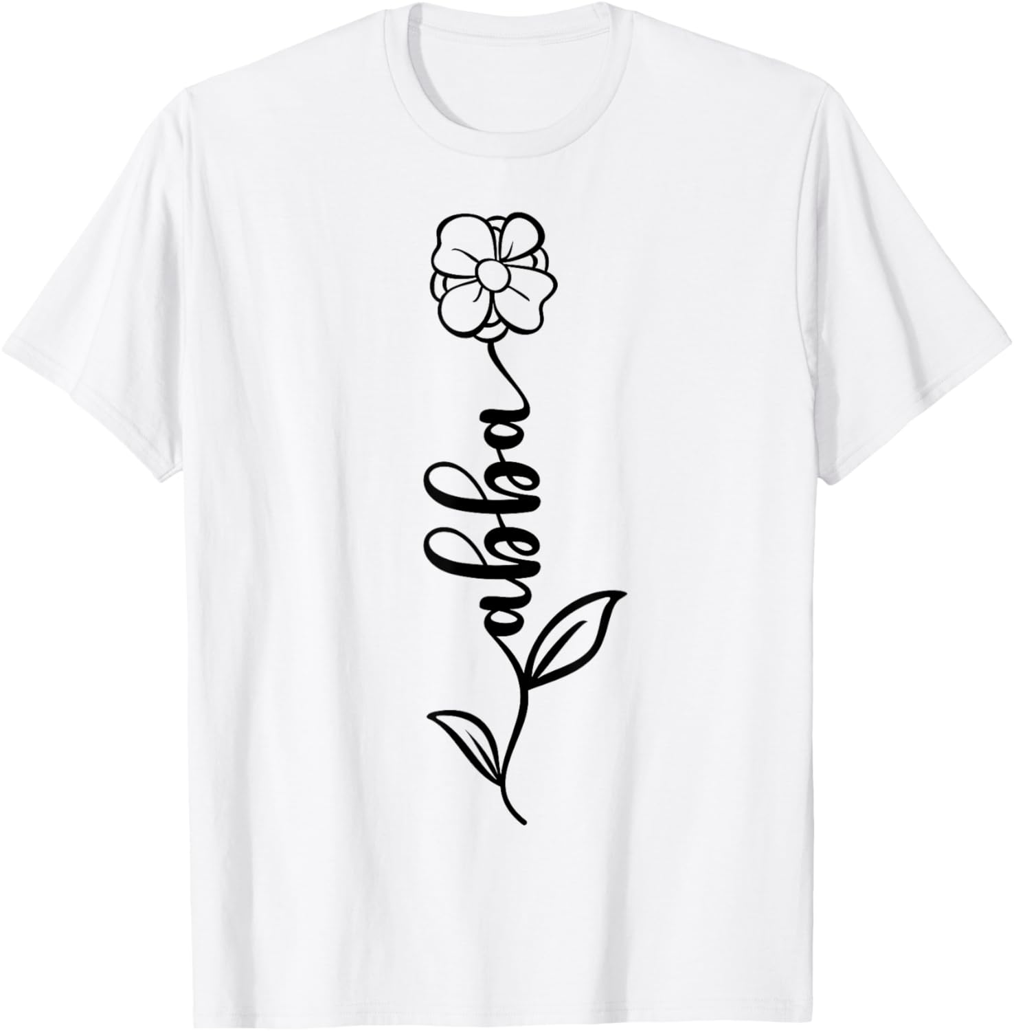 Abba Name Women Men Kids Abba Birthday Shirt Gift Abba Name T-Shirt - T-Shirt | White