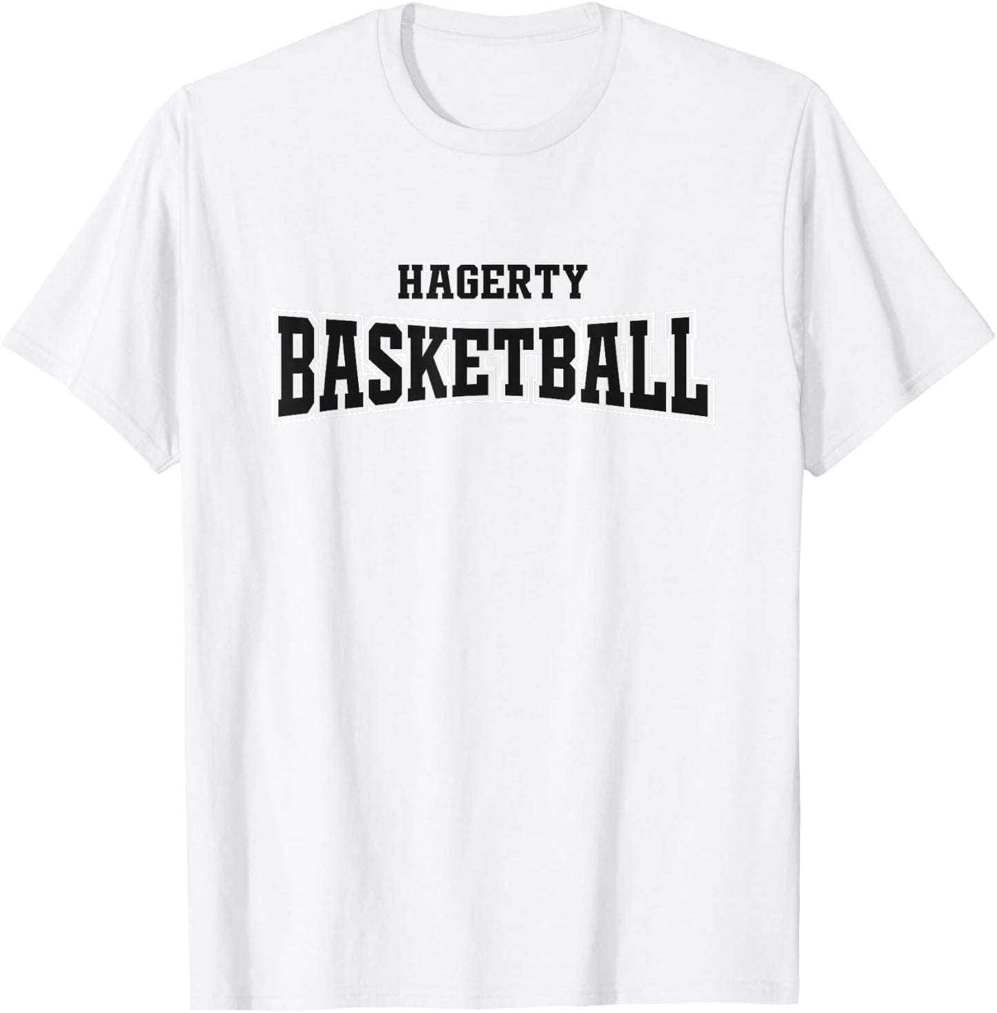 Hagerty High School Basketball Warp HS T-Shirt - T-Shirt | White