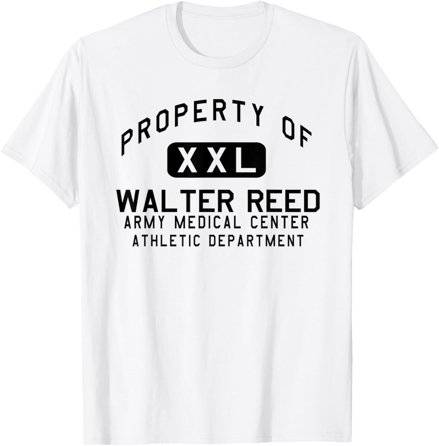 Property of Walter Reed Athletic Department T-Shirt - T-Shirt | White