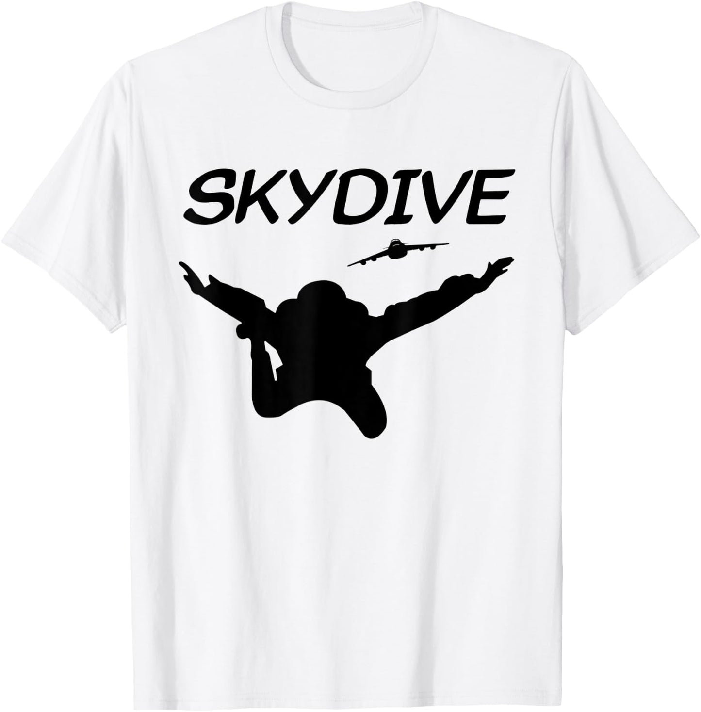 Skydiver Skydiving Falling Parachutist T-Shirt - T-Shirt | White