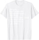 Classic Buffalo New York Foods Buffalo NY Foodie List Red T-Shirt - T-Shirt | White