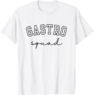 Gastro Squad Nurse Gastroenterology Endoscopy Endo Colon T-Shirt - T-Shirt | White