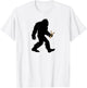Bigfoot Slingshot , Sasquatch Slingshotting Gift T-Shirt - T-Shirt | White