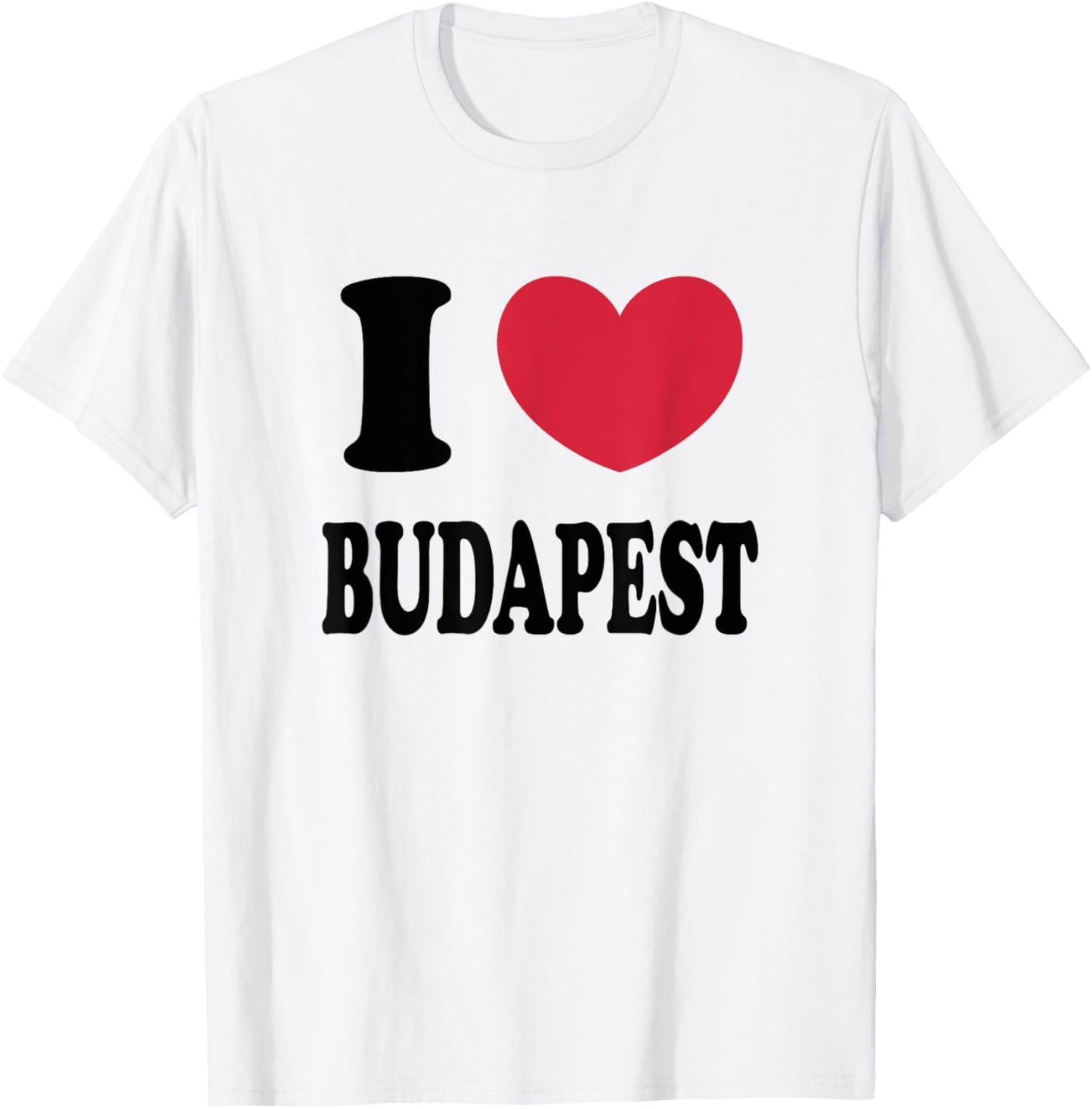 I Love Budapest T-Shirt - T-Shirt | White