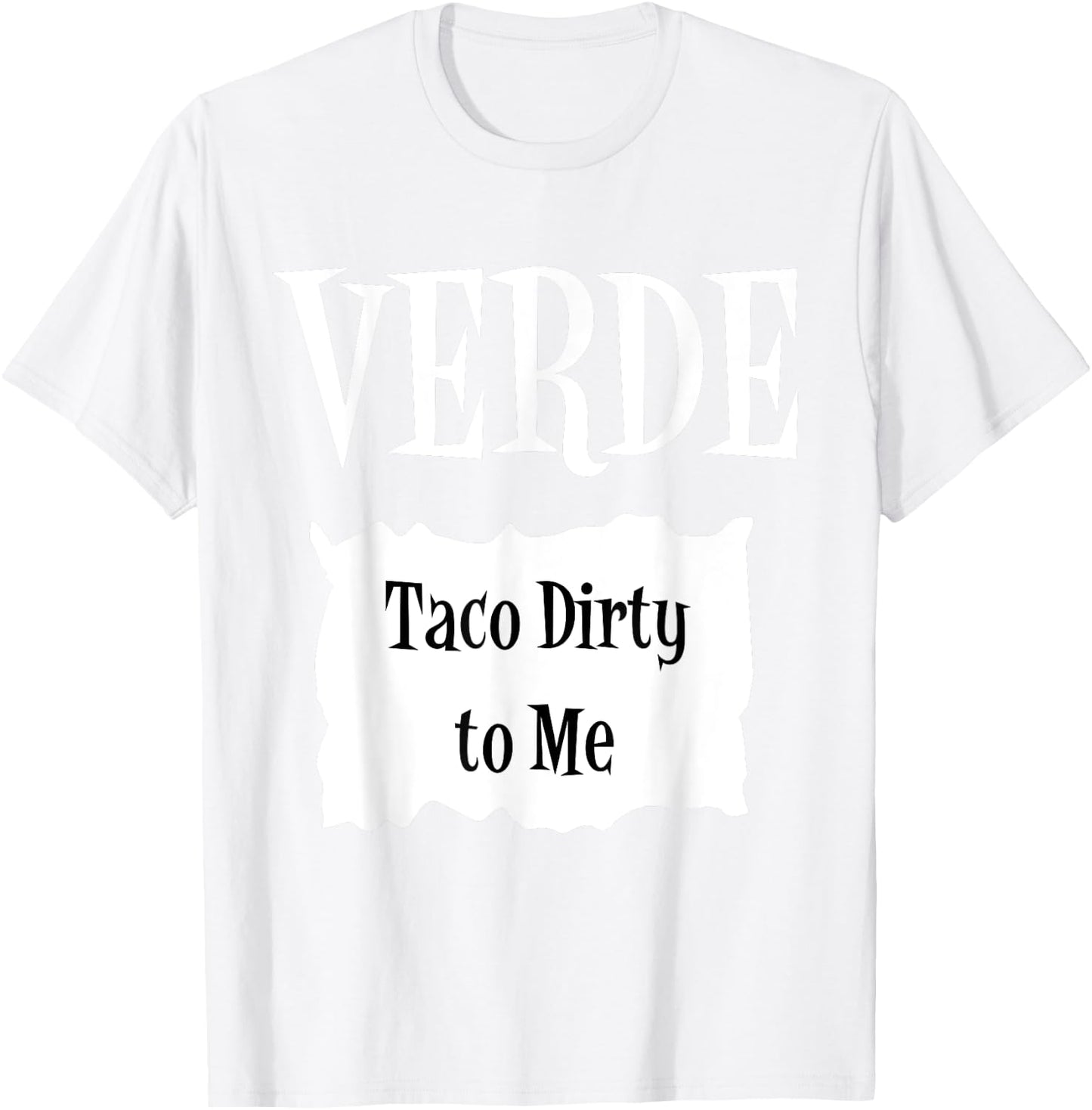 VERDE - Hot Packet Halloween Taco Costume T-Shirt - T-Shirt | White