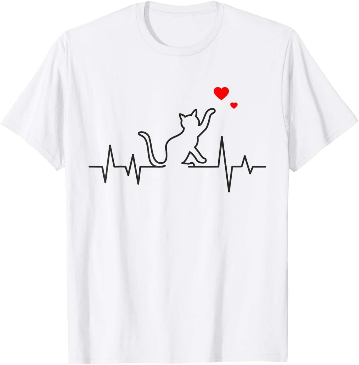 Cat Woman Girl Kitten T-Shirt - T-Shirt | White