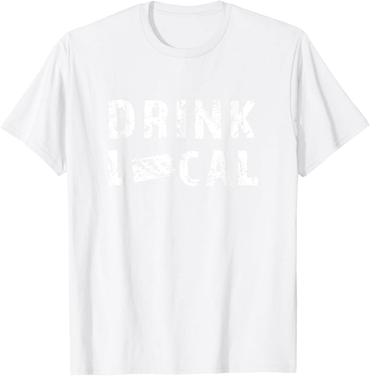 Drink Local Pennsylvania Craft Beer PA Breweries Gift T-Shirt - T-Shirt | White