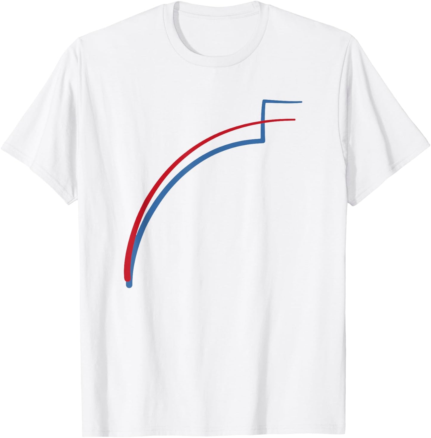 Michigan Wisconsin Trump vs Biden Vote Count Spike T-Shirt - T-Shirt | White