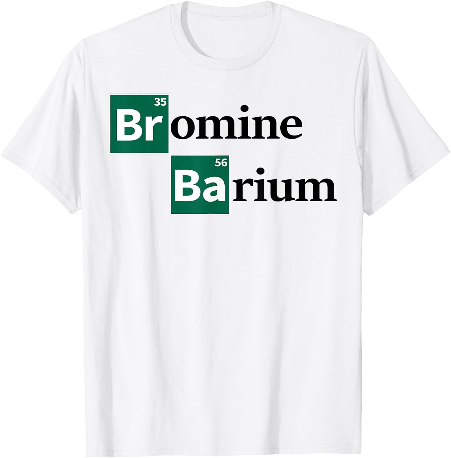 Bromine Barium T-Shirt - T-Shirt | White