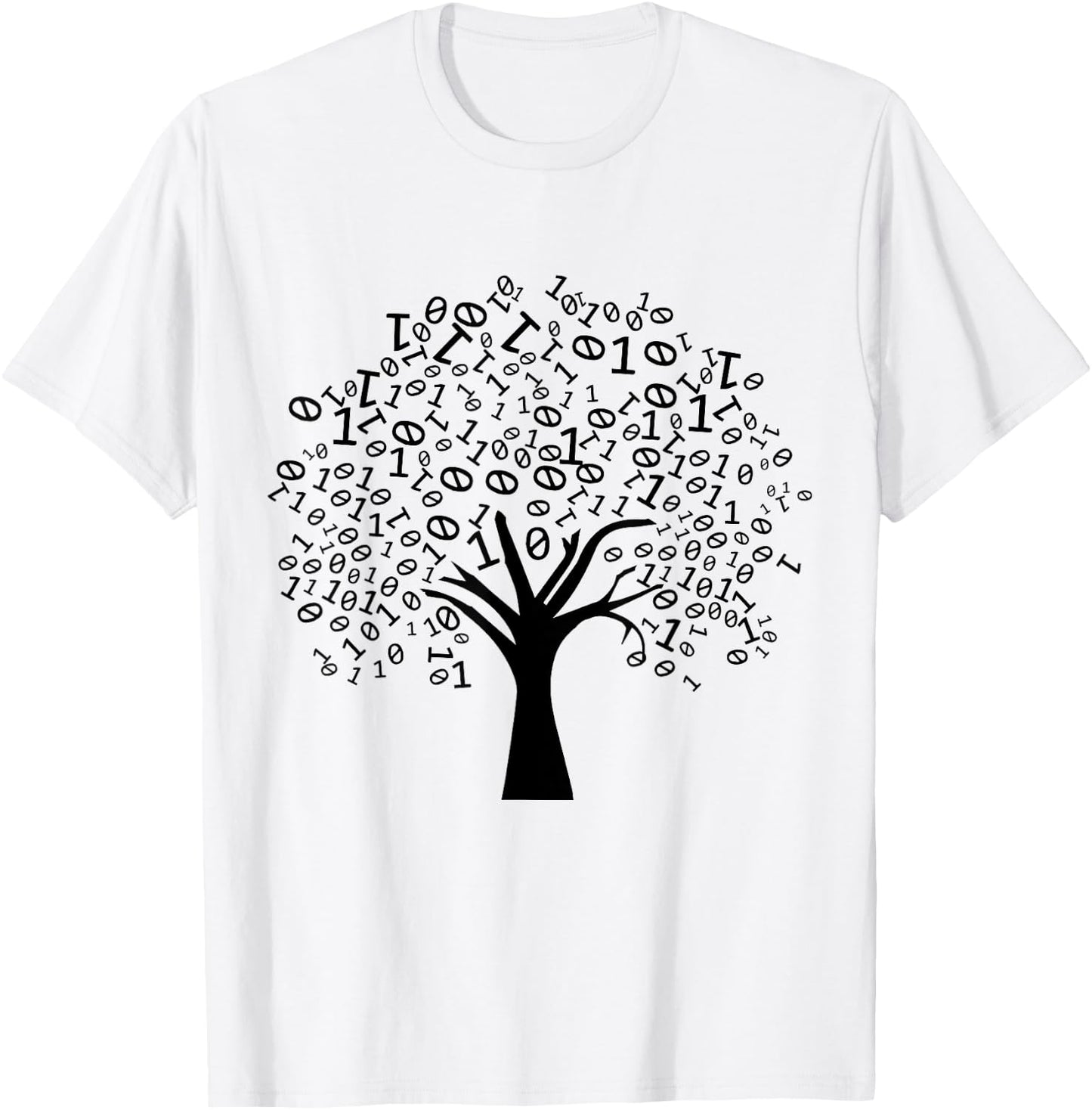Binary Tree Computer Science Coding Programmer T-Shirt - T-Shirt | White