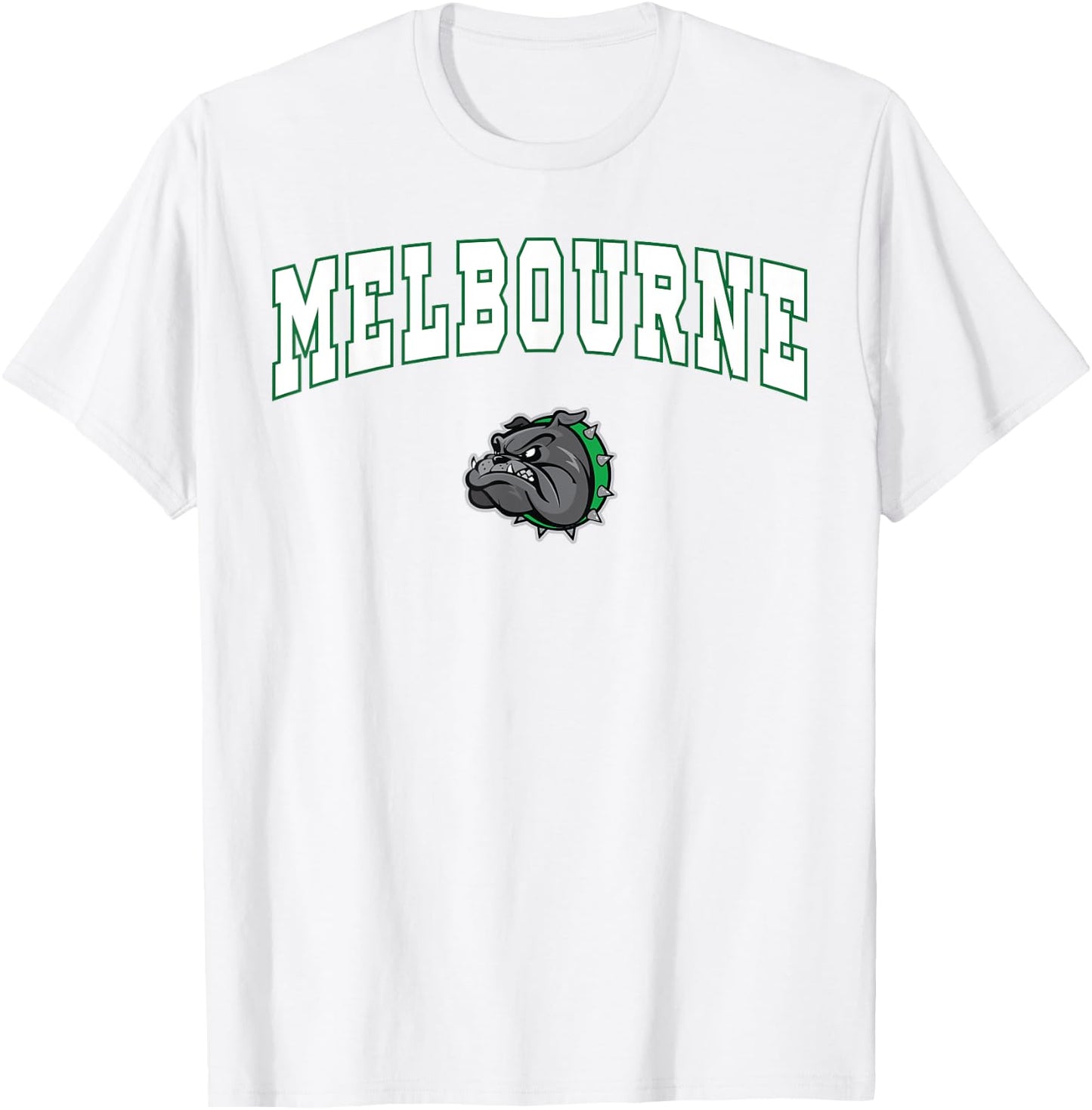 Melbourne High School Bulldogs T-Shirt - T-Shirt | White