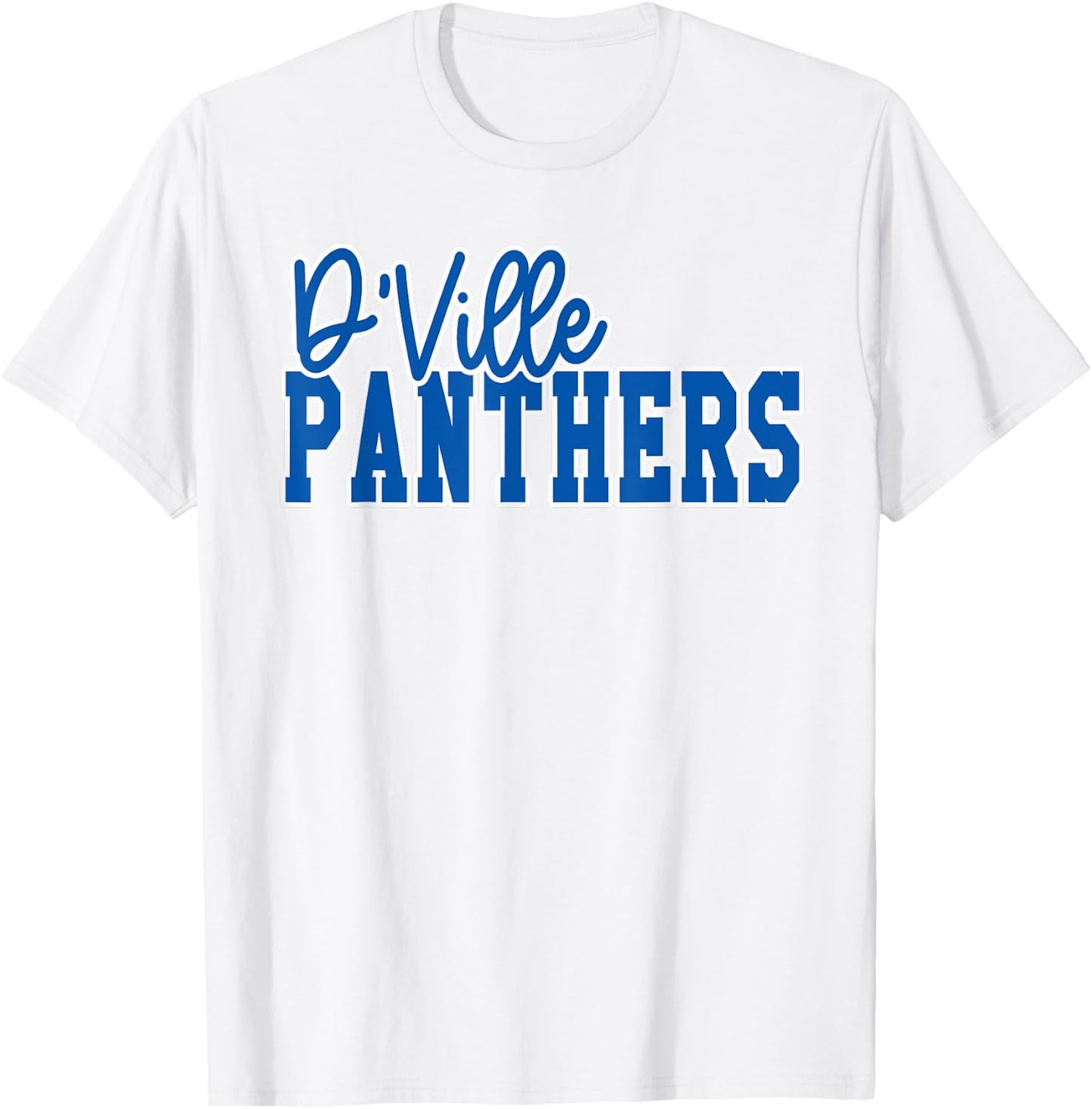 Duncanville High School Panthers T-Shirt - T-Shirt | White