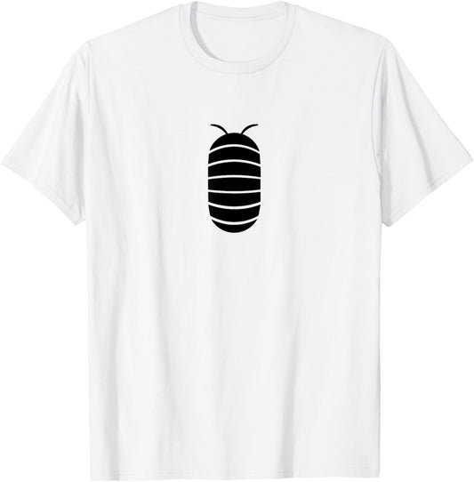 The Curious Texan Minimalist Roly Poly , Small, Grey T-Shirt - T-Shirt | White