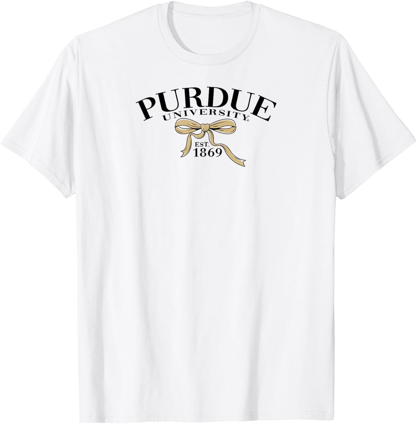 Purdue Boilermakers Bow Arch Officially Licensed T-Shirt - T-Shirt | White