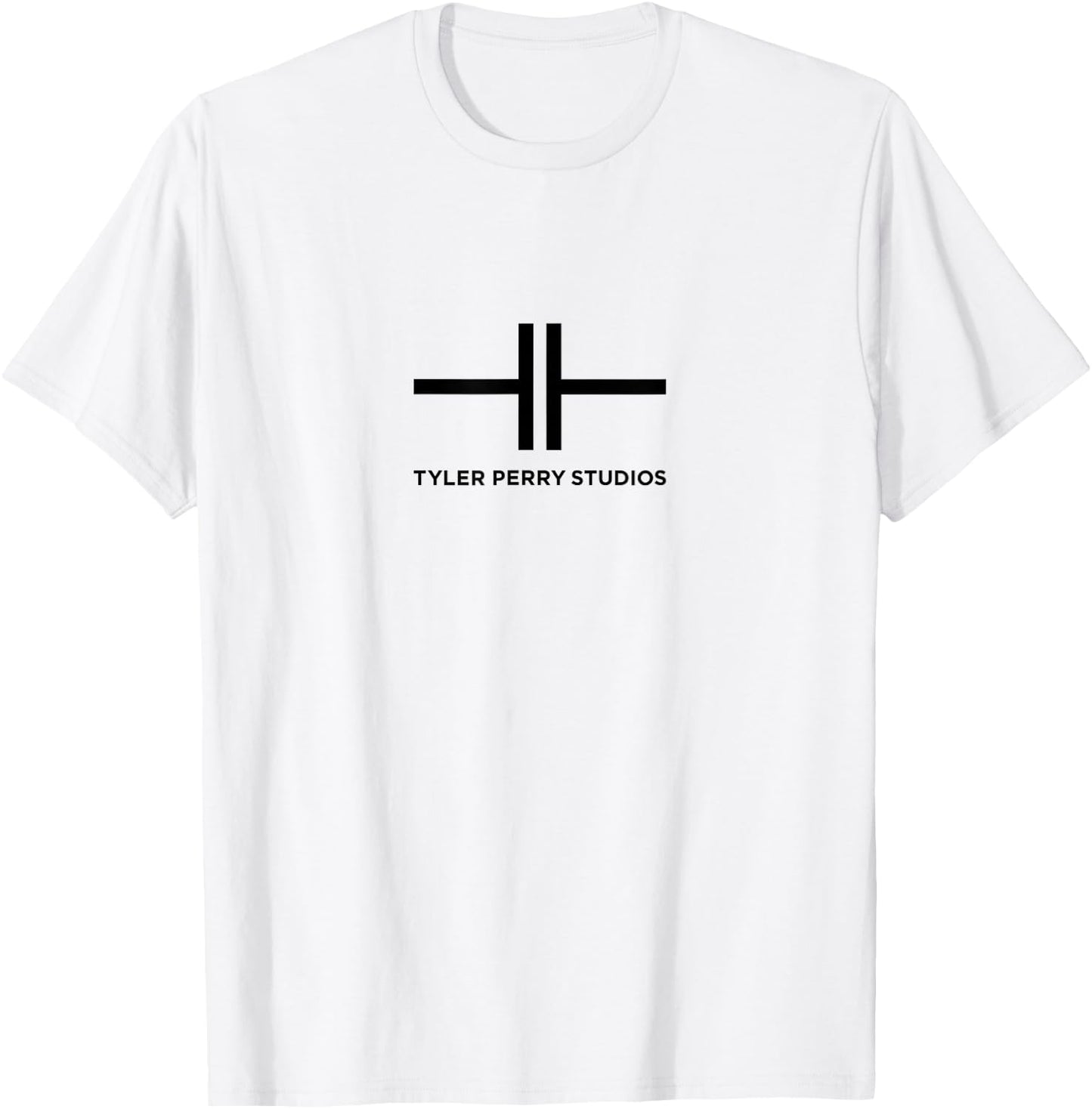 Standard - Black Logo with Text T-Shirt - T-Shirt | White