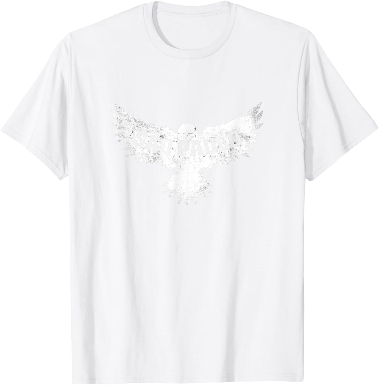 São Paulo Brazil Vacation Brasil Eagle Retro Vintage T-Shirt - T-Shirt | White