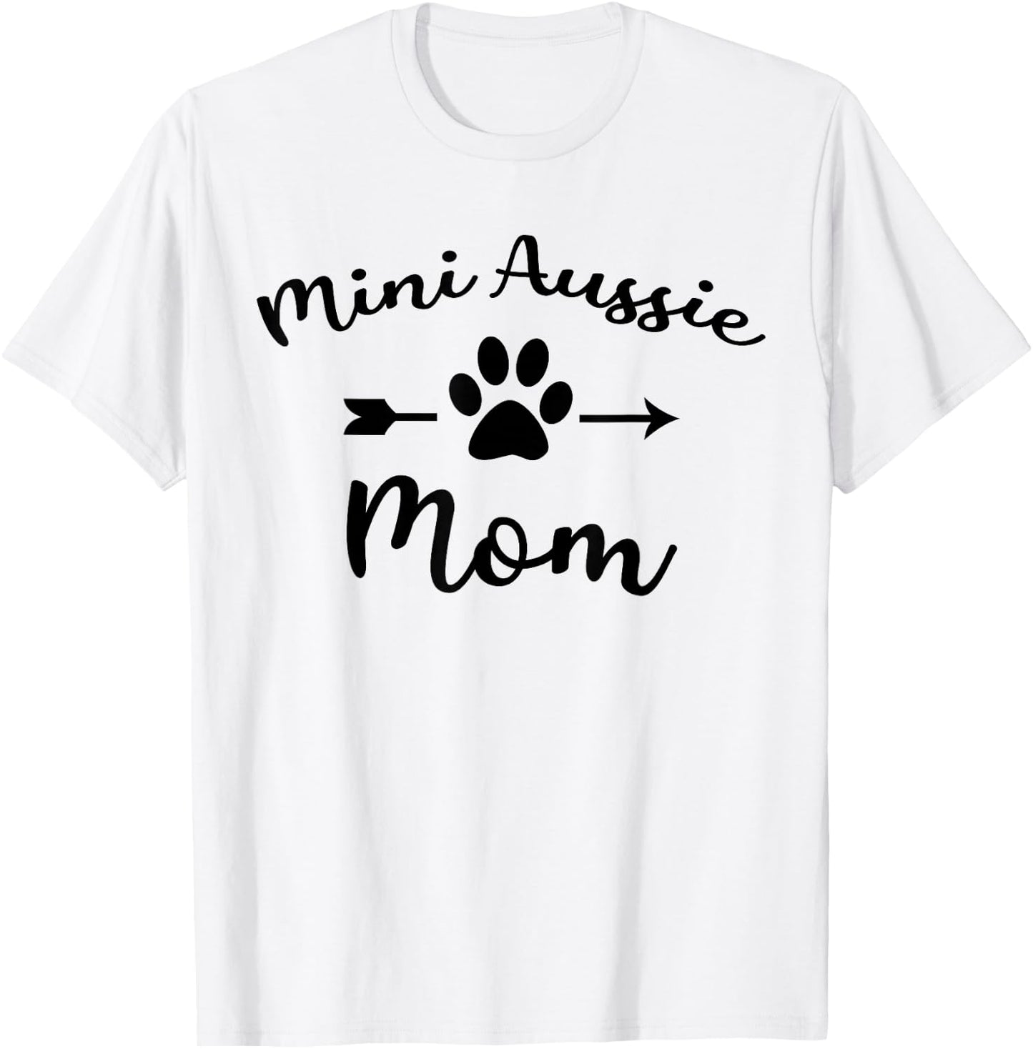 Australian-Shepherd Shirt Mini Aussie Mom T-Shirt - T-Shirt | White