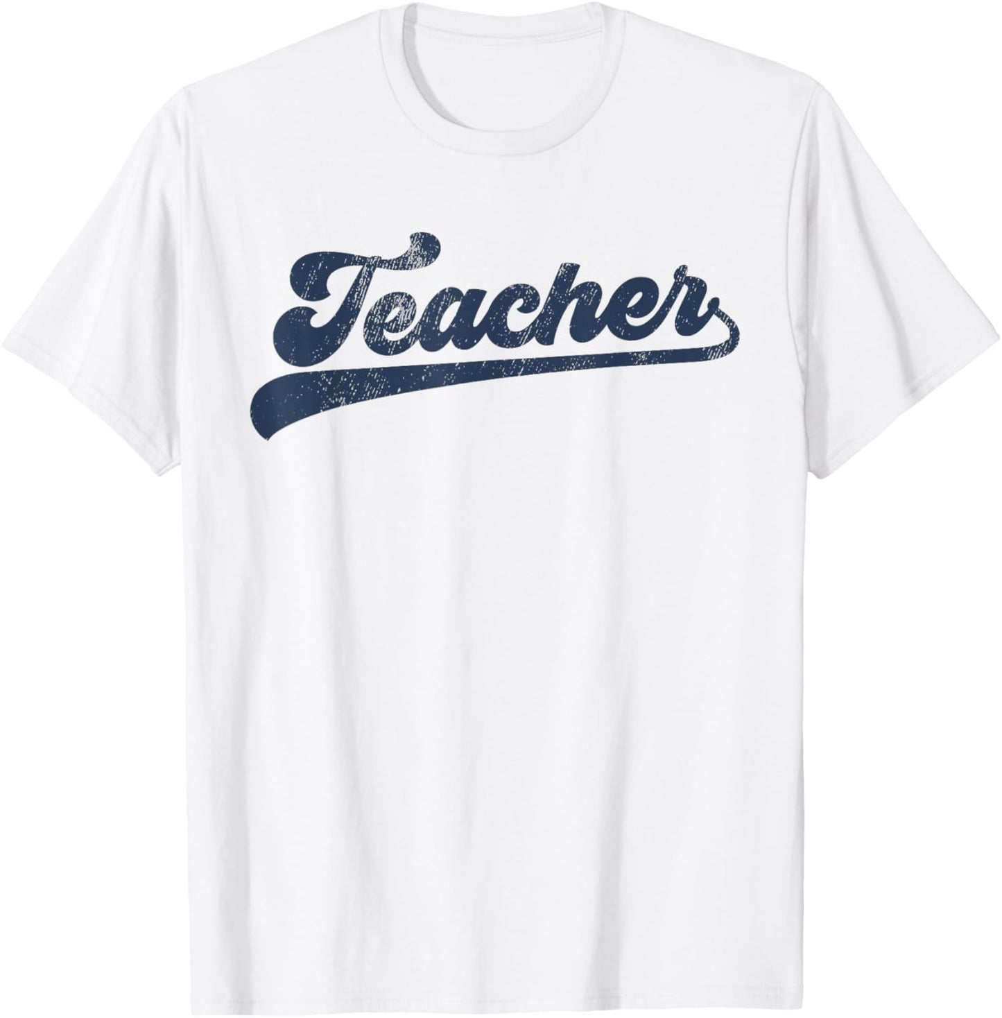 Teacher Gifts Men Women Cute Vintage Graphic Teacher T-Shirt - T-Shirt | White