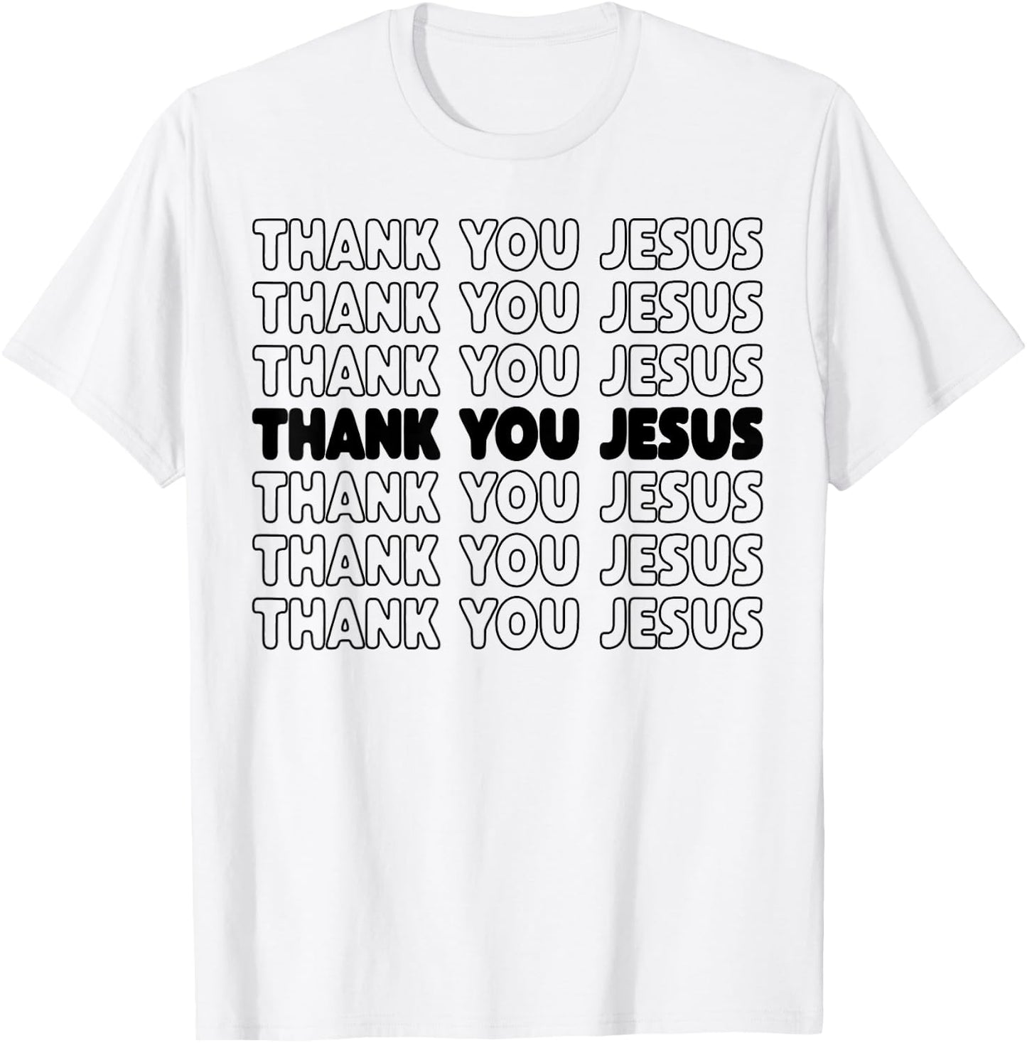 Thank You Jesus Bible Pride Men T-Shirt - T-Shirt | White