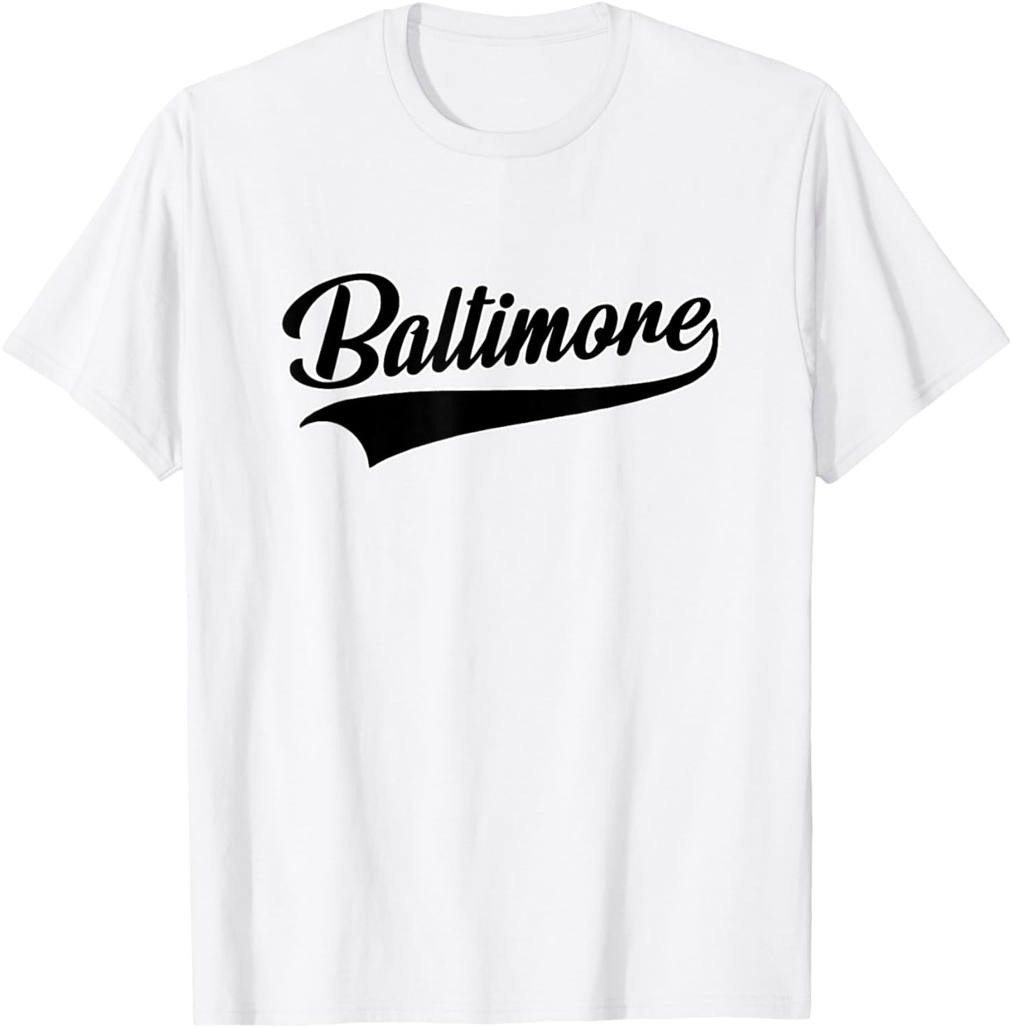 BALTIMORE - Throwback Design - Classic T-Shirt - T-Shirt | White