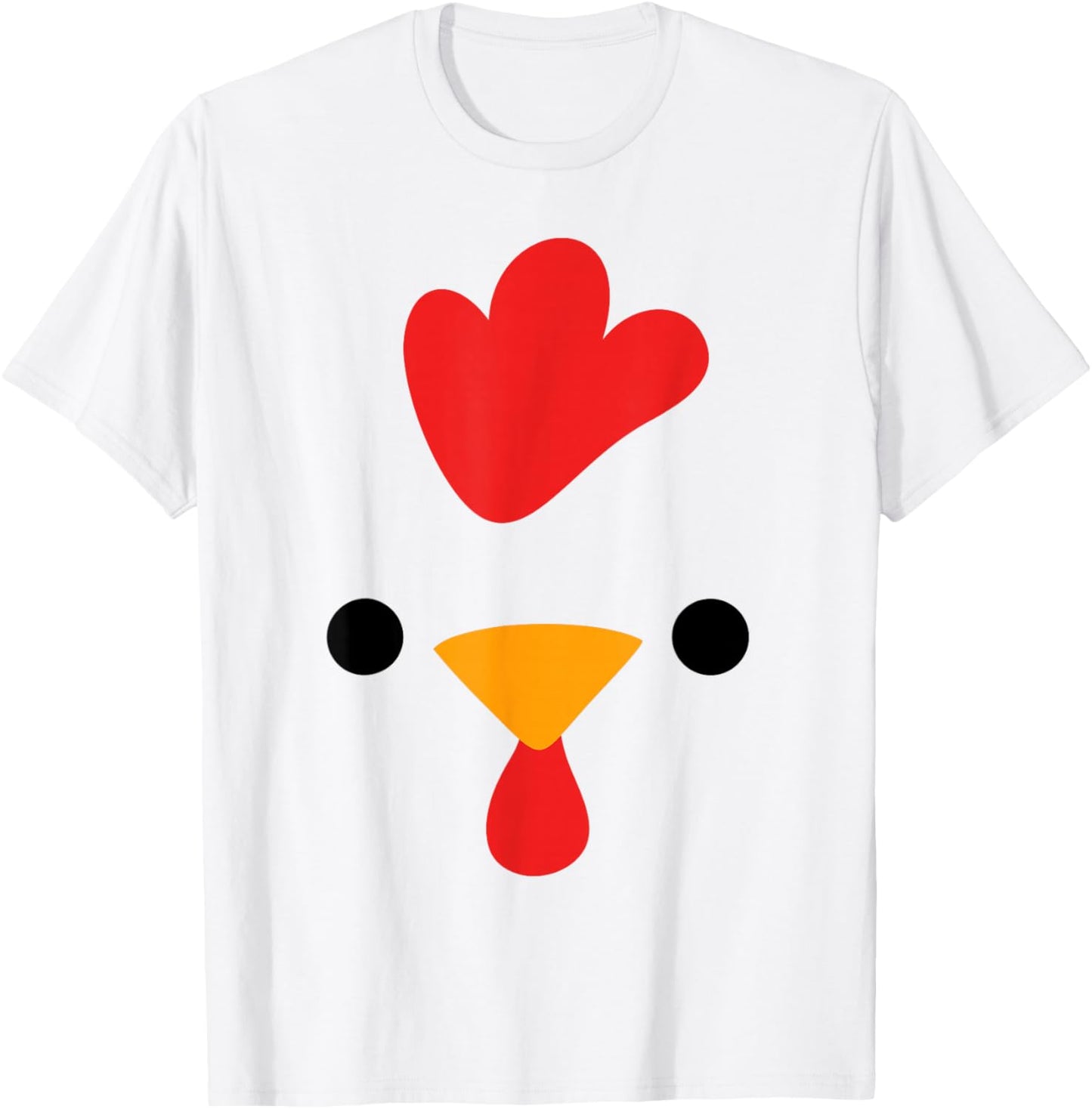 Chicken Halloween Costume Shirt Funny Adults Kids T-Shirt - T-Shirt | White