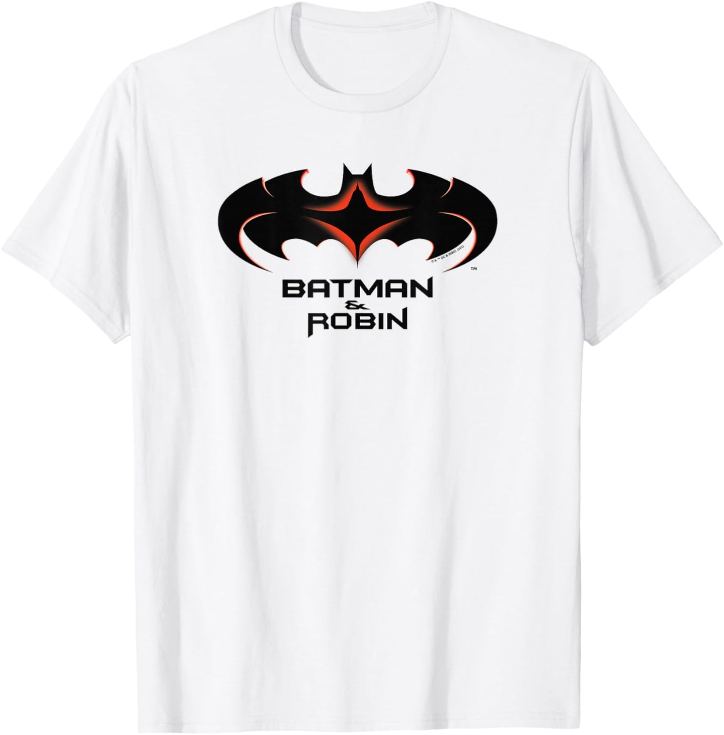 Batman & Robin (1997) Logo and Symbol T-Shirt - T-Shirt | White