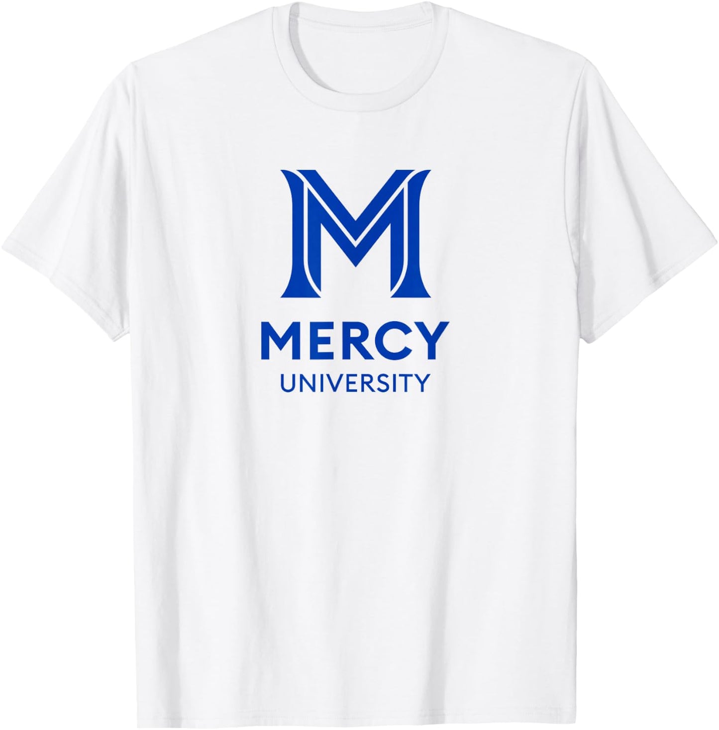 Mercy University Mavericks M Logo T-Shirt - T-Shirt | White