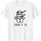 Funny Voodoo Doll Shirt, Thinking of You Gifts, Sarcastic T-Shirt - T-Shirt | White