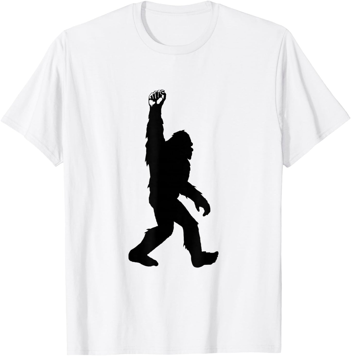 Resist Fist Protect Black Lives 1st Amendment Bigfoot T-Shirt - T-Shirt | White