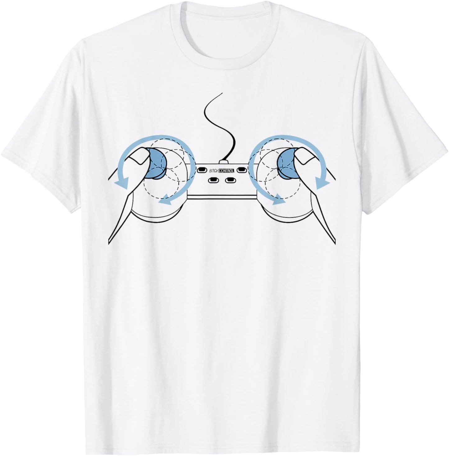 Boob Controller Fun T-Shirt - T-Shirt | White