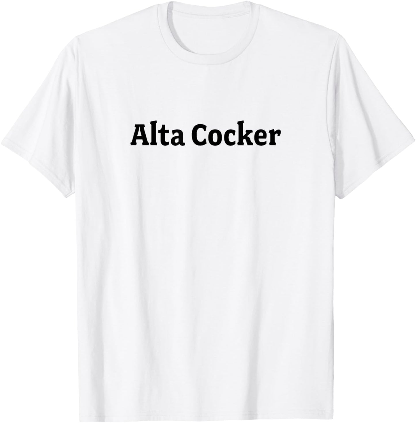 The Shmata Shop Alta Cocker - Yiddish for Old Guy T-Shirt - T-Shirt | White