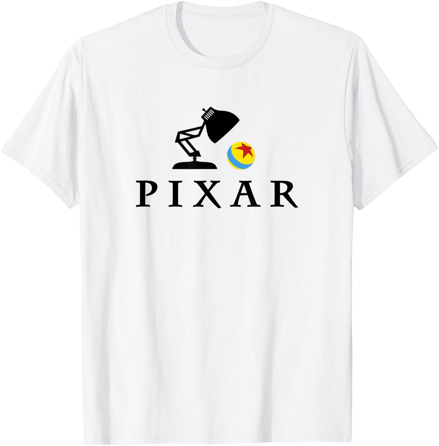 Disney Pixar Luxo Jr. Ball Logo T-Shirt - T-Shirt | White