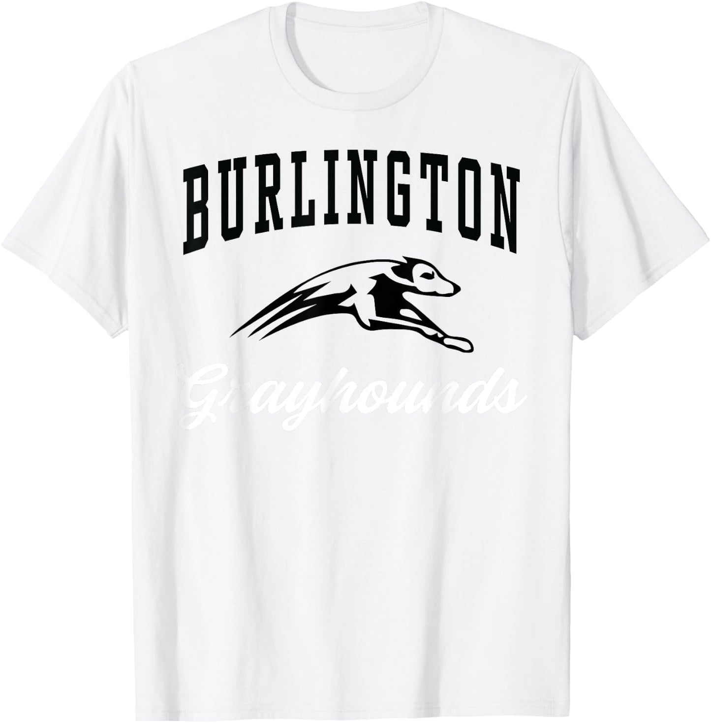 Burlington High School Grayhounds C3 T-Shirt - T-Shirt | White