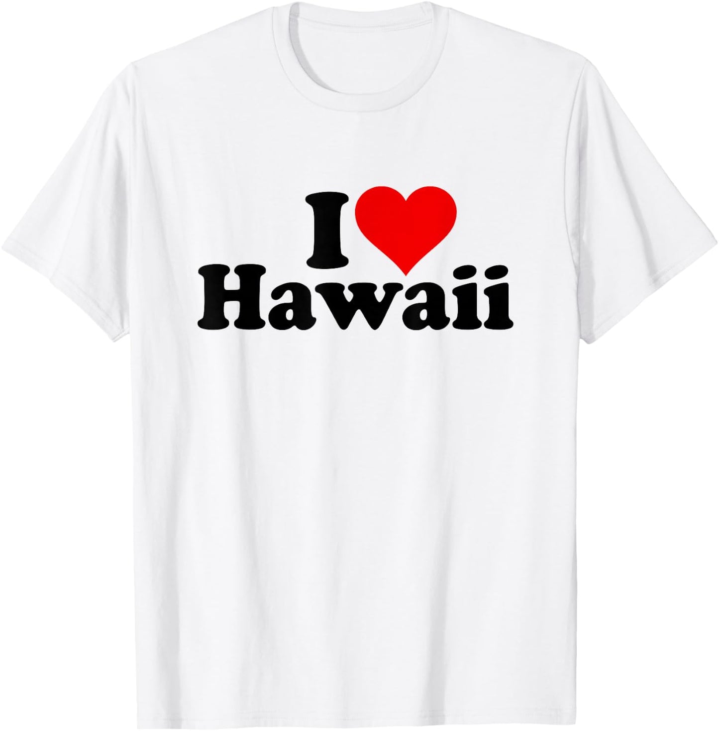 I Love Heart Hawaii T-Shirt - T-Shirt | White