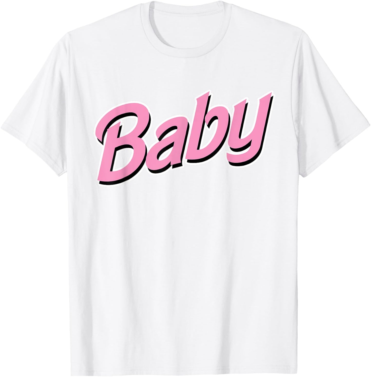 Pink Baby Design for BDSM DDLG ABDL and Niaper Lover T-Shirt - T-Shirt | White