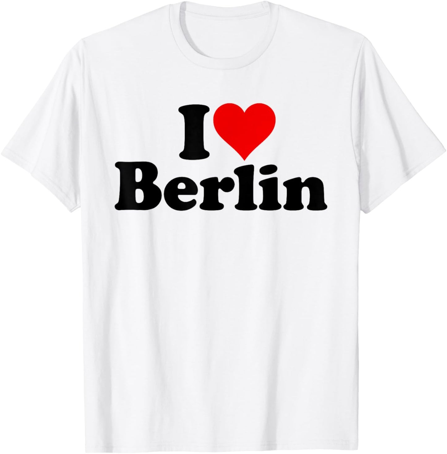 Ich Liebe Herz Berlin Deutschland T-Shirt - T-Shirt | White