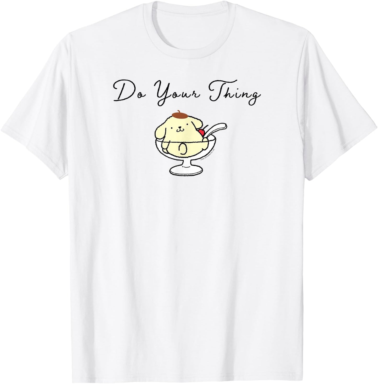 Pompompurin Do Your Thing T-Shirt - T-Shirt | White