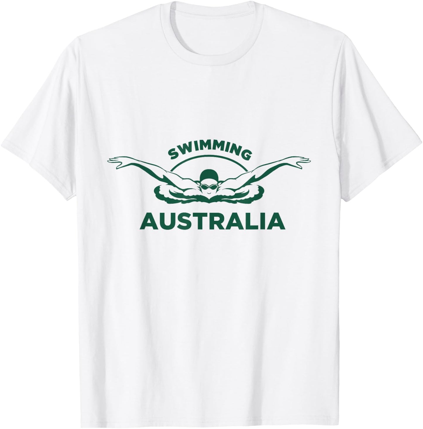Swimming Australia Support the Team Shirt Pool T-Shirt - T-Shirt | White