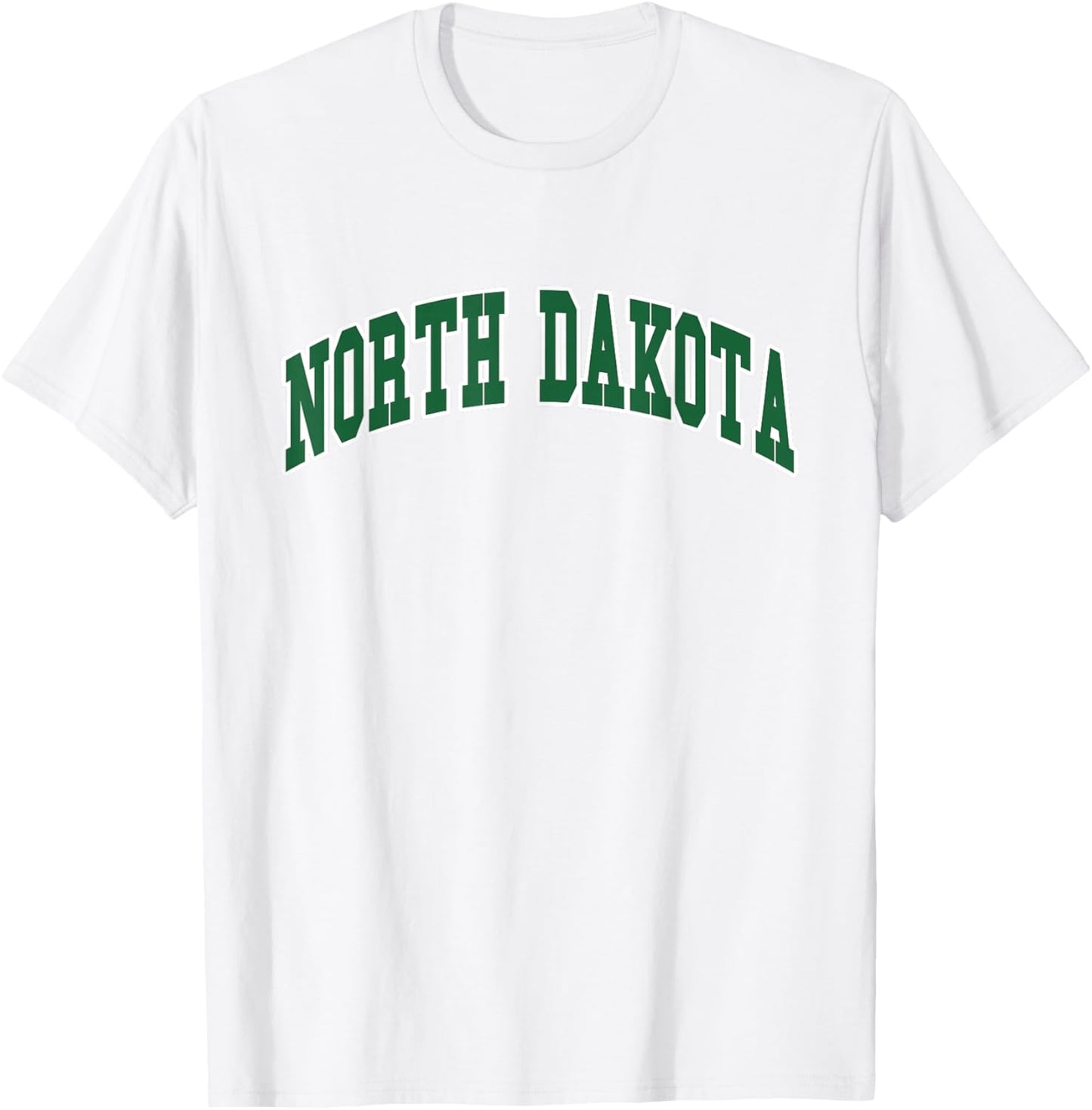 North Dakota - Throwback Design - Classic T-Shirt - T-Shirt | White