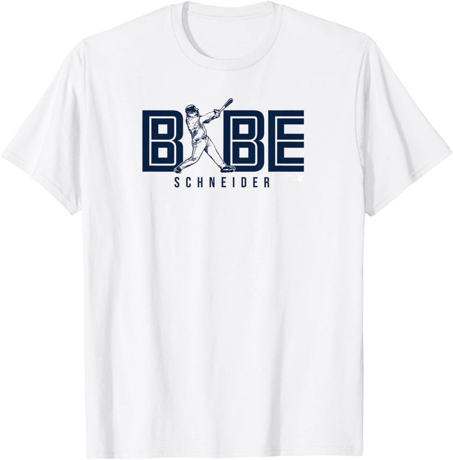 Davis Schneider: Babe - Toronto Baseball T-Shirt - T-Shirt | White