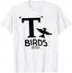 Grease T Birds Logo Black , white, S T-Shirt - T-Shirt | White