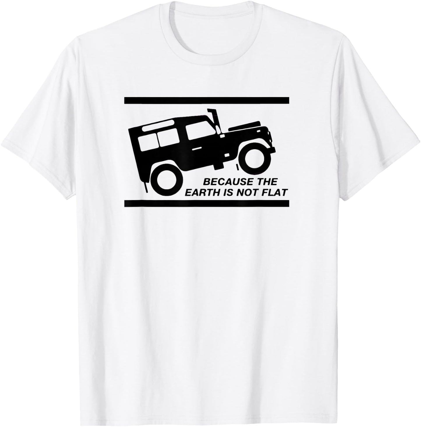 Einhrner und A-Lcher - Nerd Stuff 4x4 Soil , -Adult, Grey, Small, Short Sleeve T-Shirt - T-Shirt | White