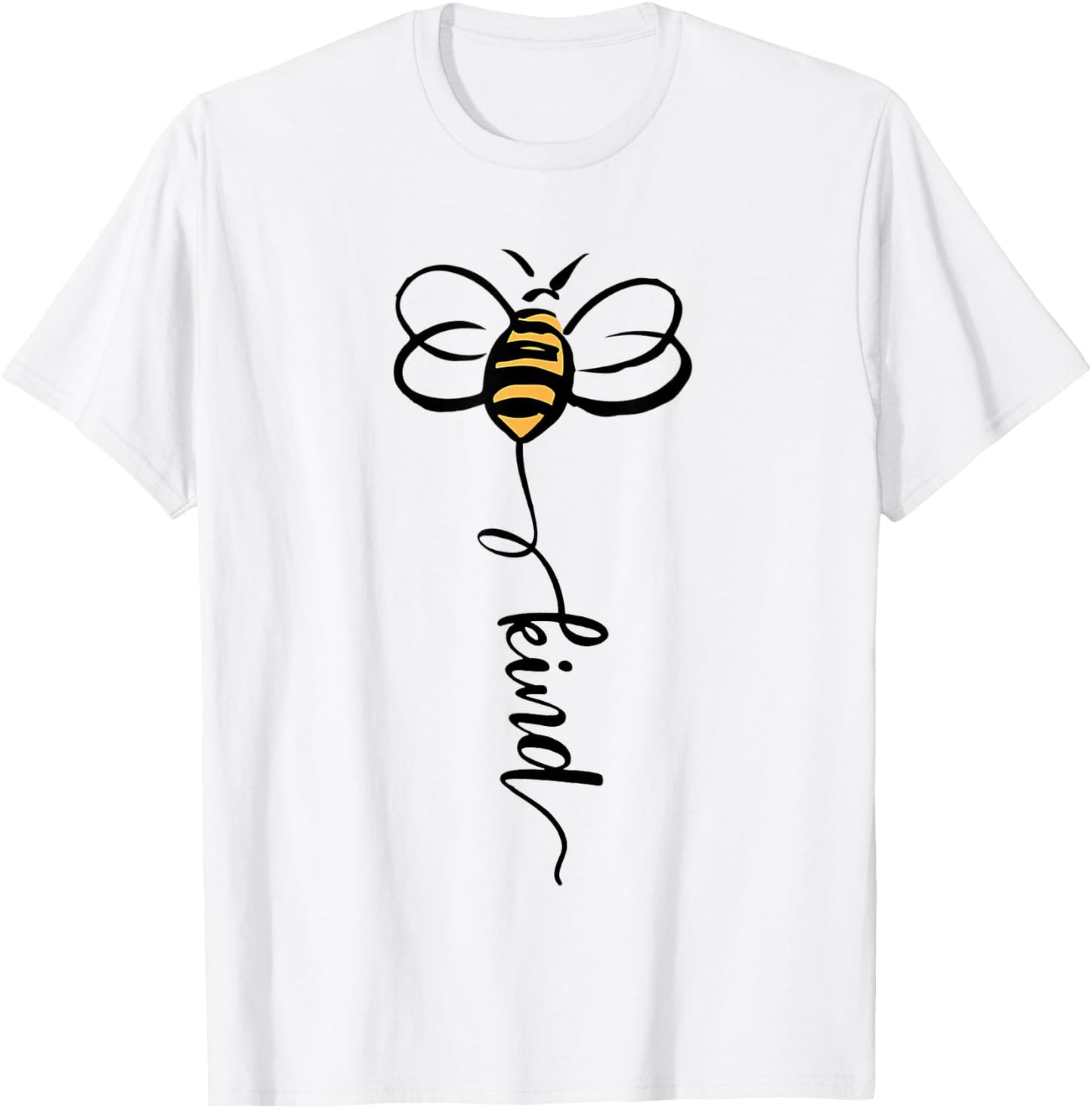Bee Kind Be Kind T-Shirt - T-Shirt | White