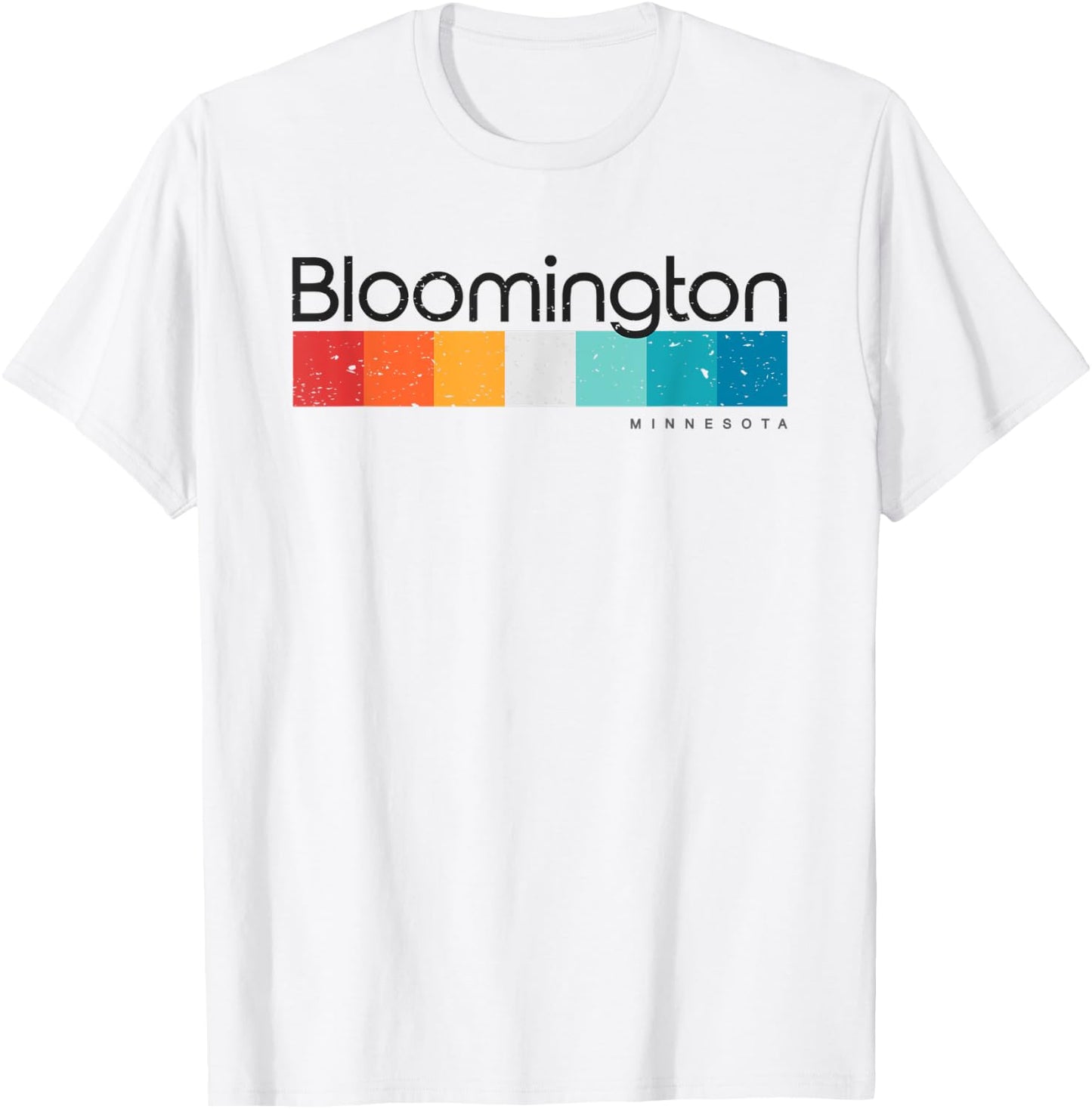 Vintage Bloomington Minnesota MN Retro Design T-Shirt - T-Shirt | White