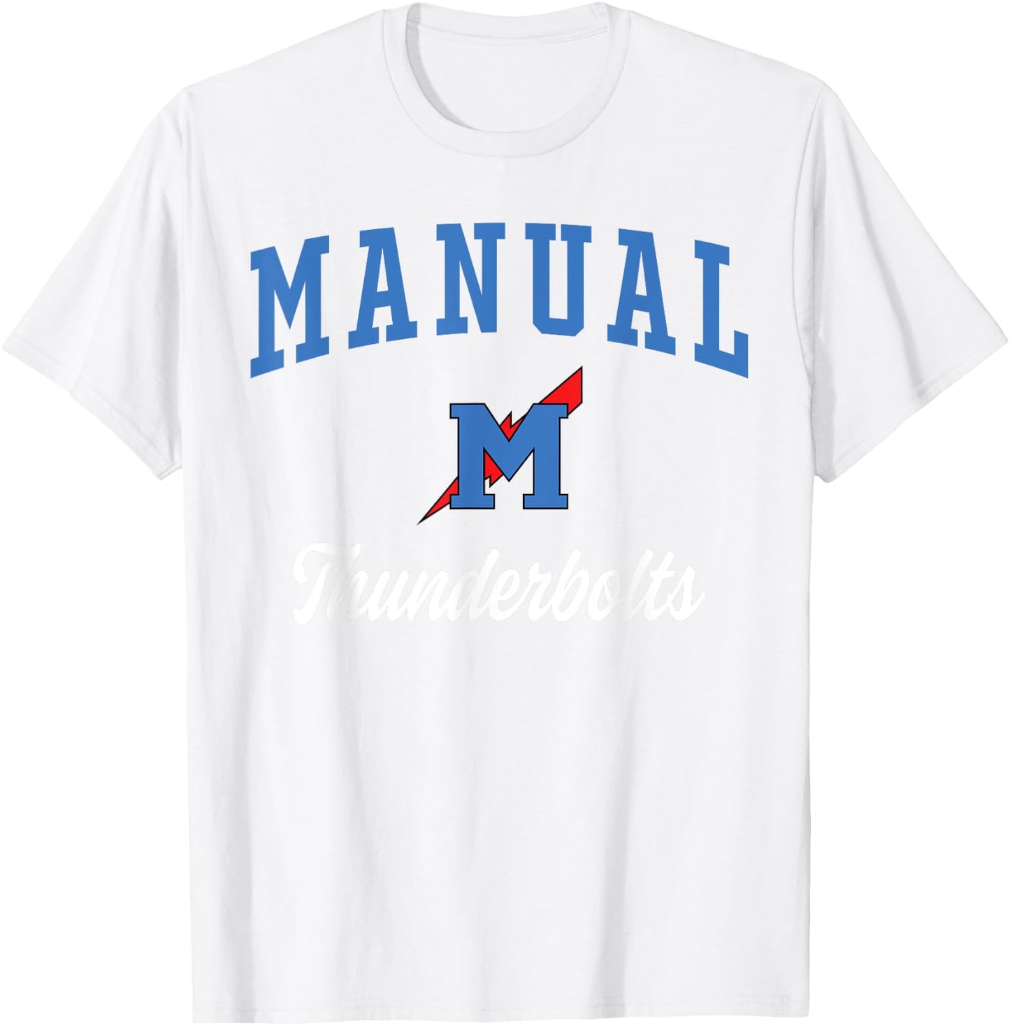 Manual High School Thunderbolts T-Shirt - T-Shirt | White