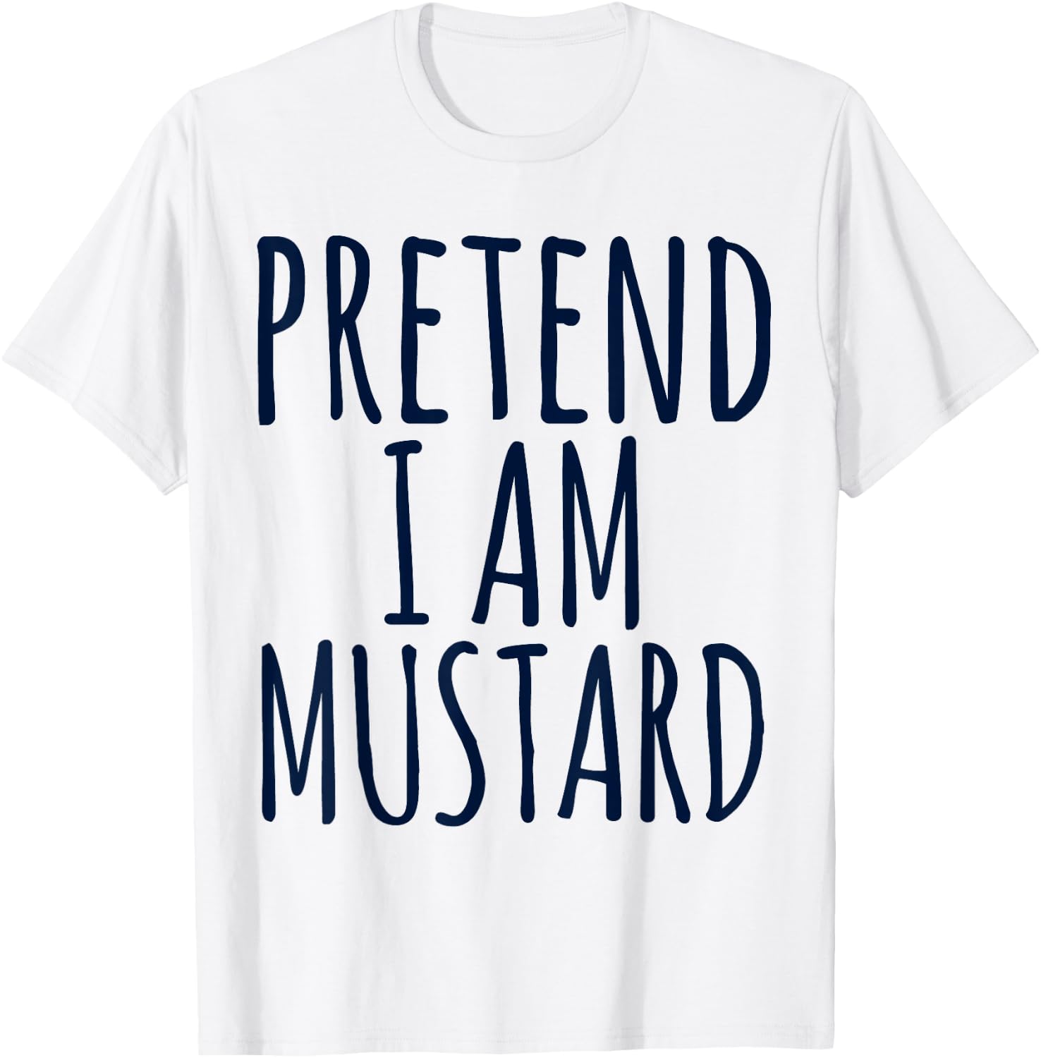 Mustard Ketchup Lazy Easy Funny Halloween Costume Matching T-Shirt - T-Shirt | White