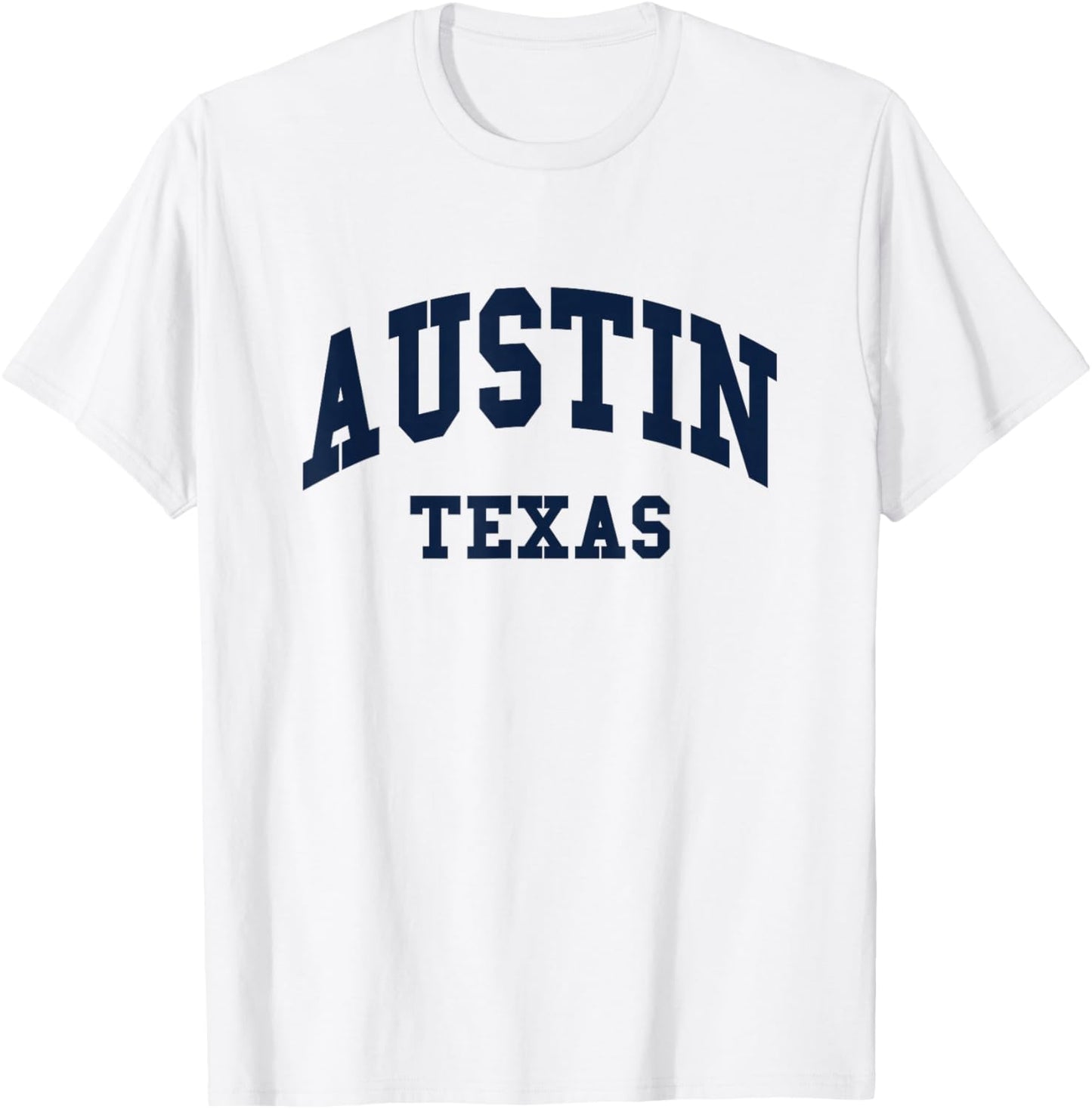 Austin - Texas - Throwback Design - Classic T-Shirt - T-Shirt | White