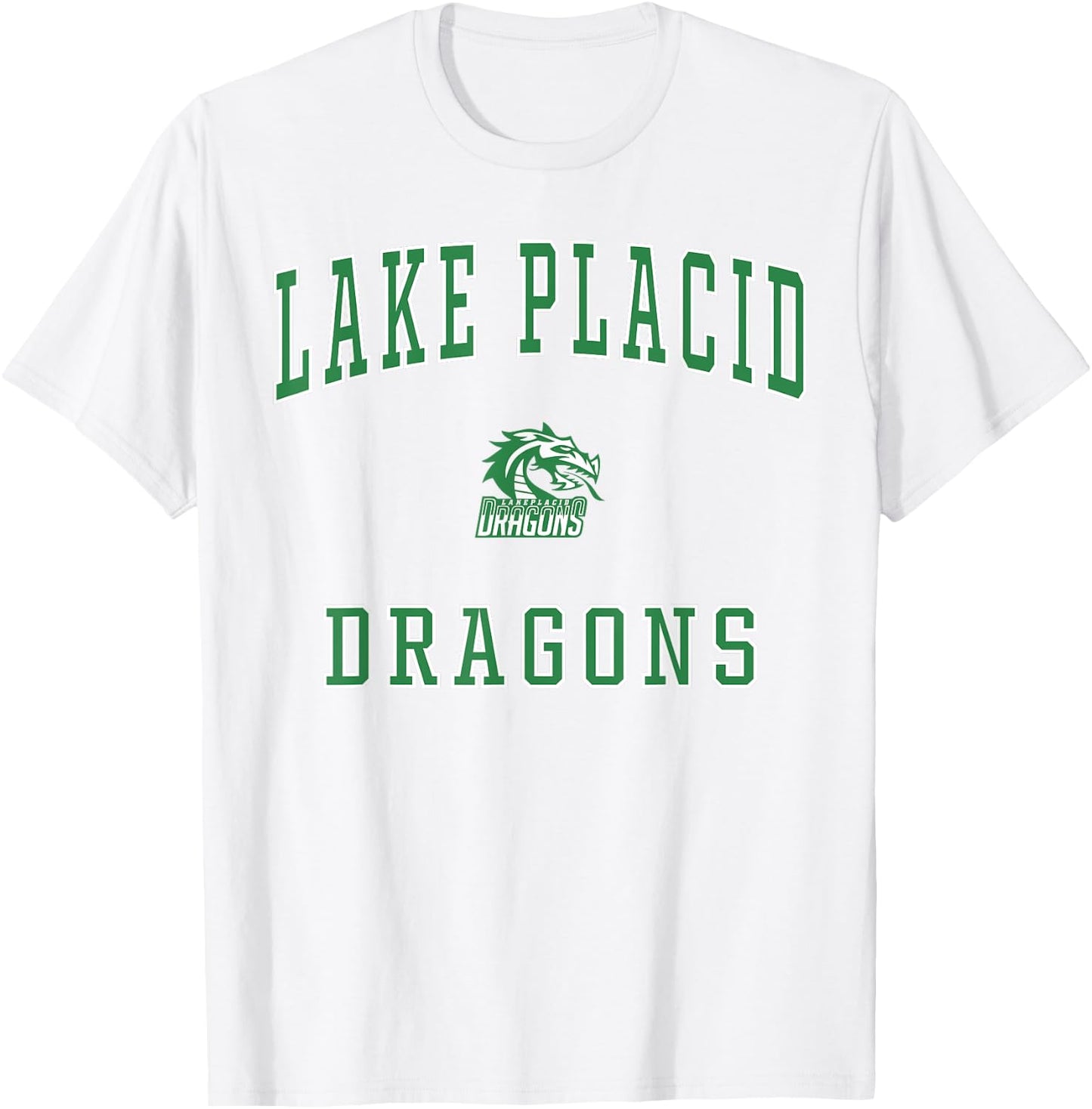 Lake Placid High School Dragons T-Shirt - T-Shirt | White