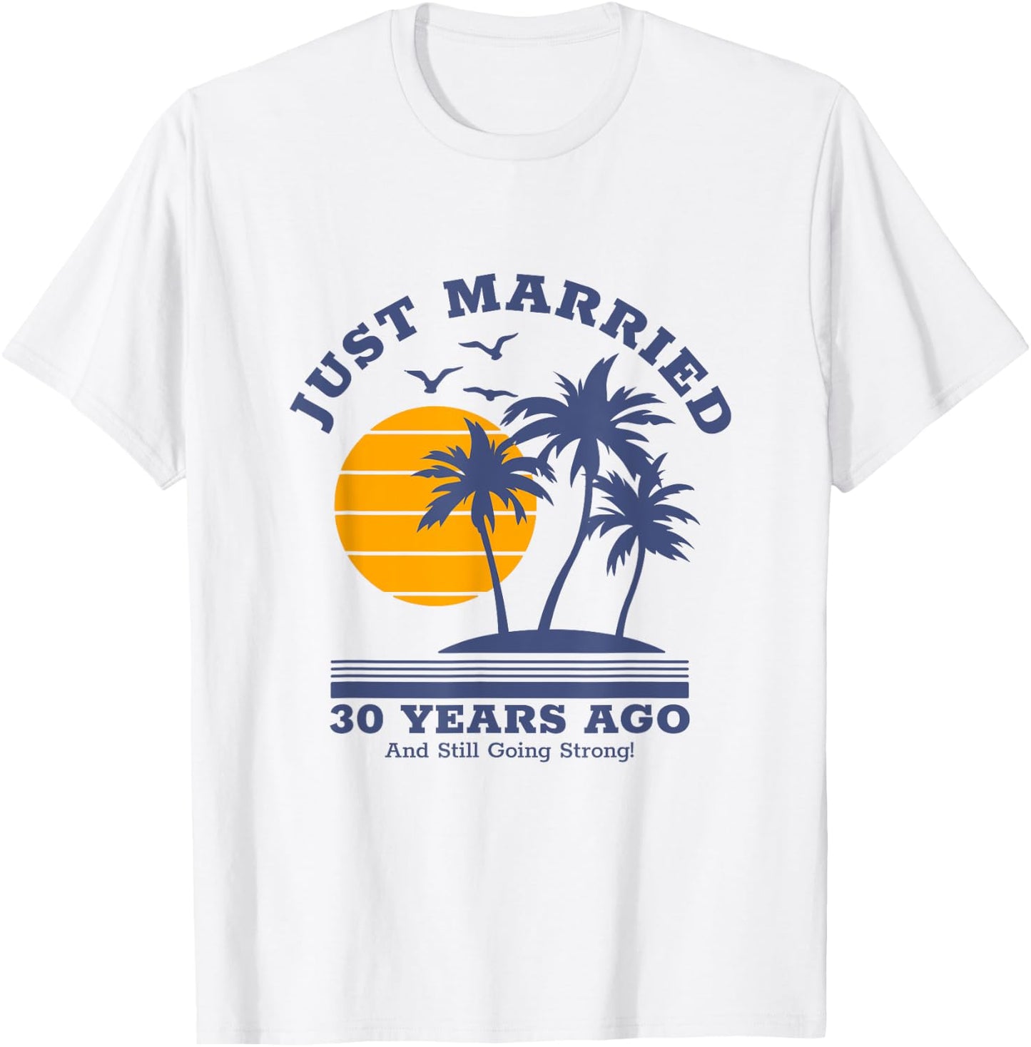 Romantic Matching Couples Shirt - 30th Wedding Anniversary T-Shirt - T-Shirt | White